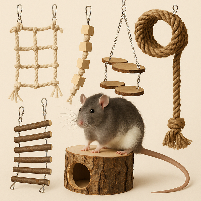 Klätterleksaker till Råtta