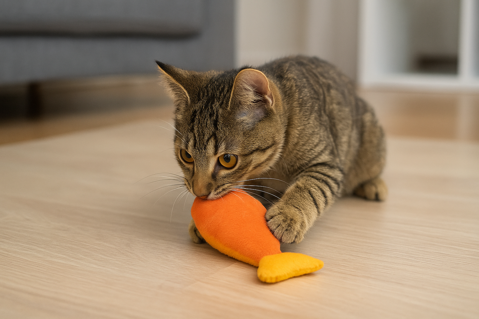 mjuka kattleksaker för kattlek och mys