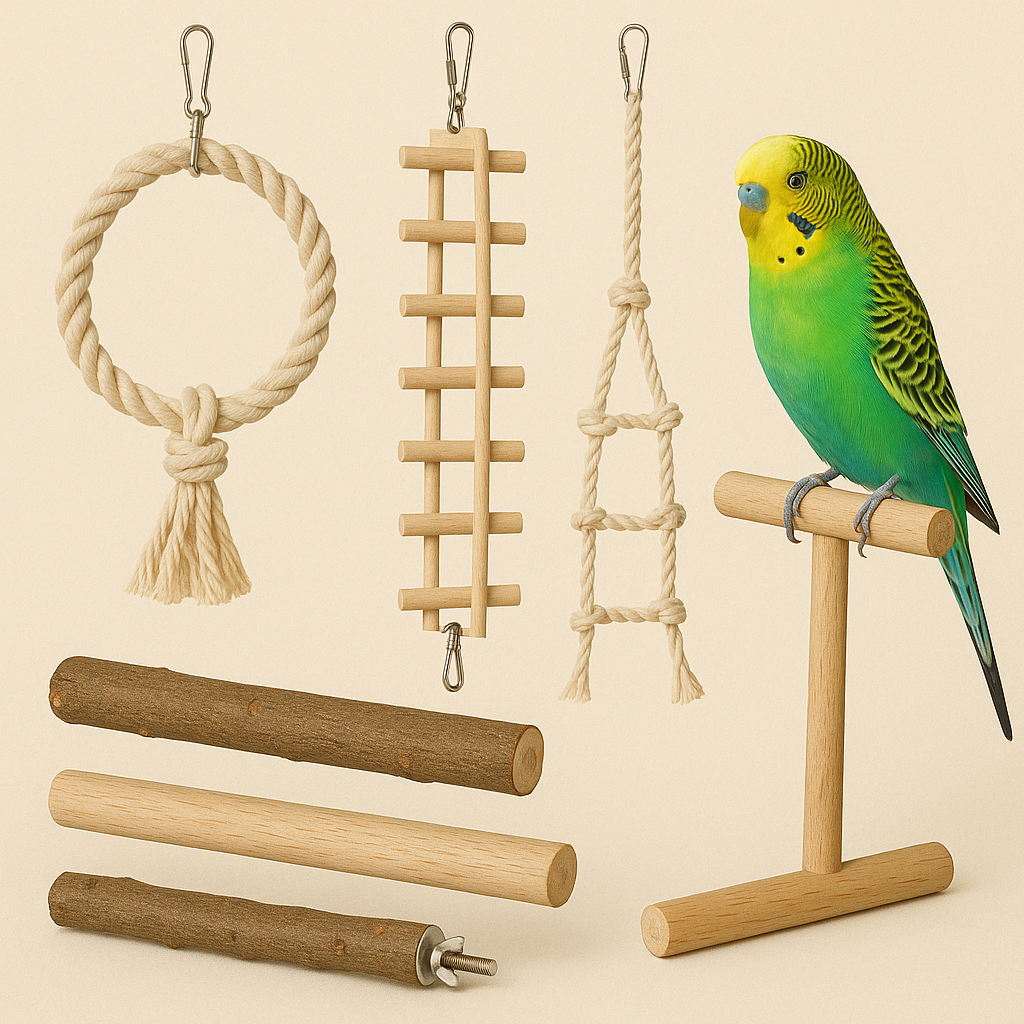 Rep, Stegar & Sittpinnar till Fågel