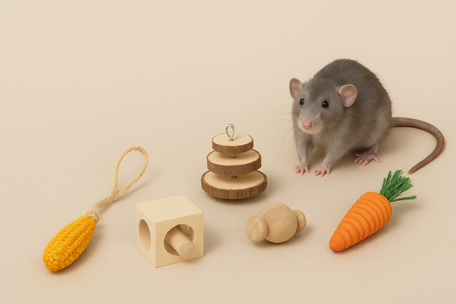 Gnagleksaker till Råtta