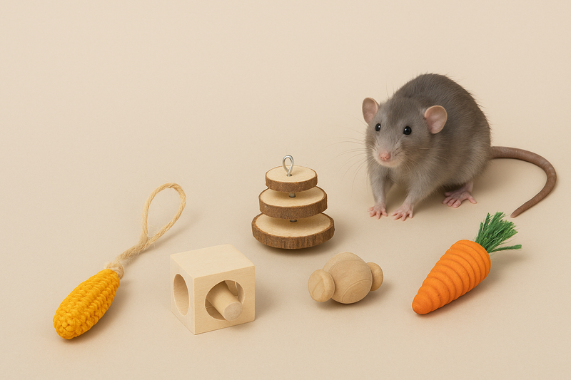 Gnagleksaker till Råtta