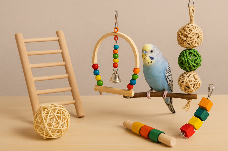 Leksaker till Fågel