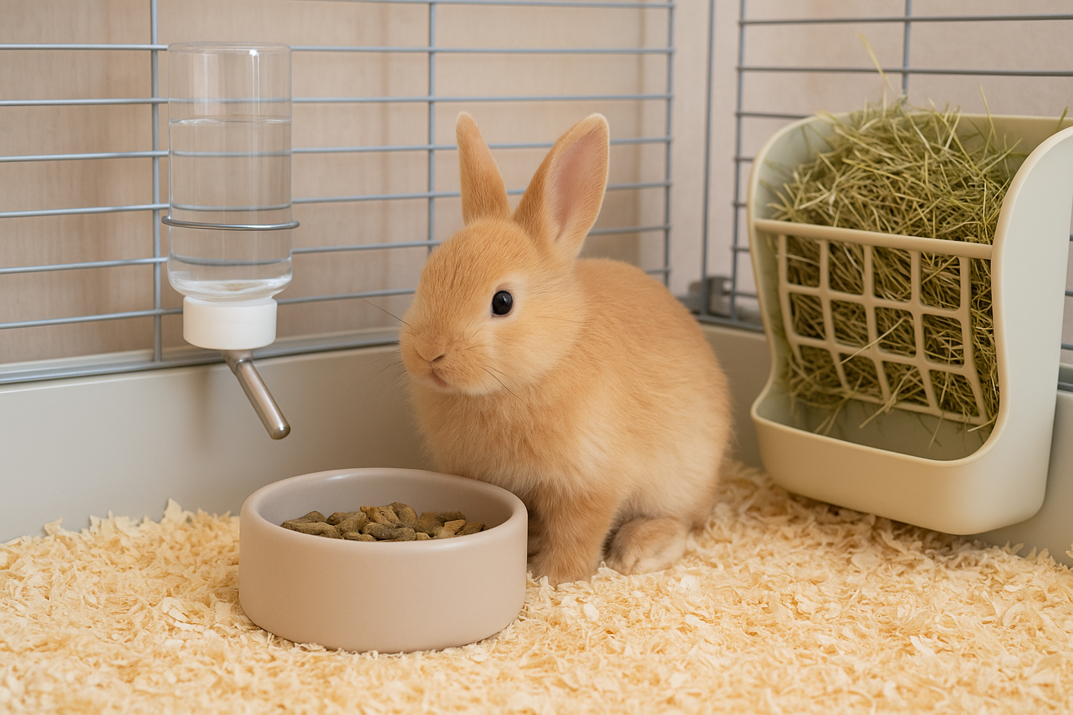 Vattenflaskor, Skålar & Foderstationer till Kanin