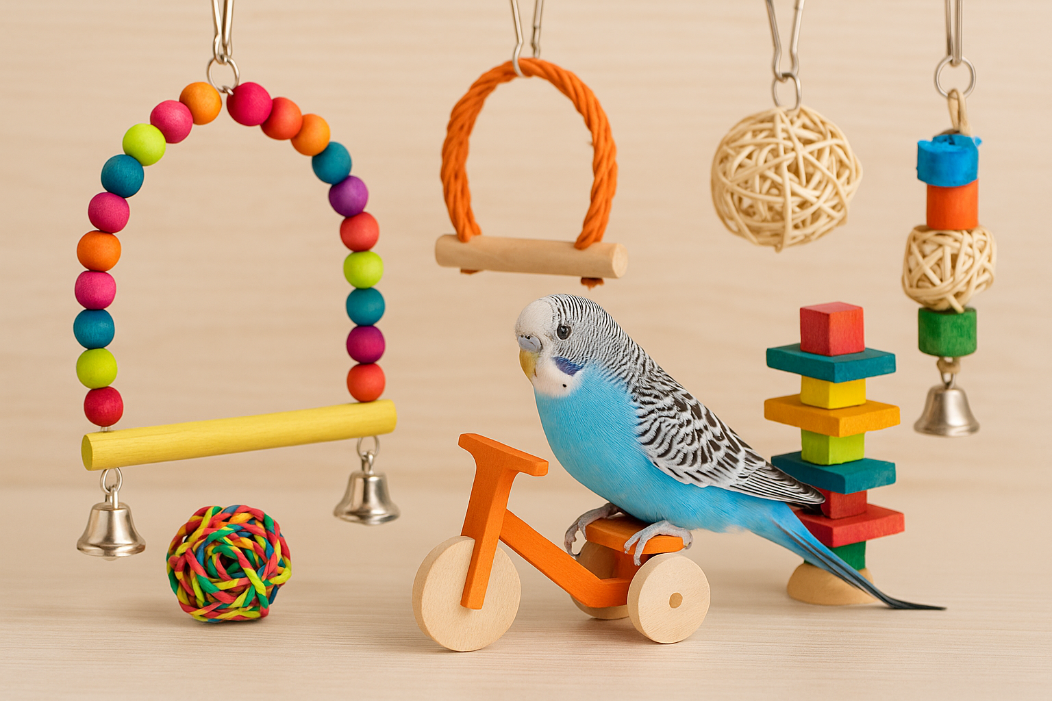 Aktiveringsleksaker till Fågel