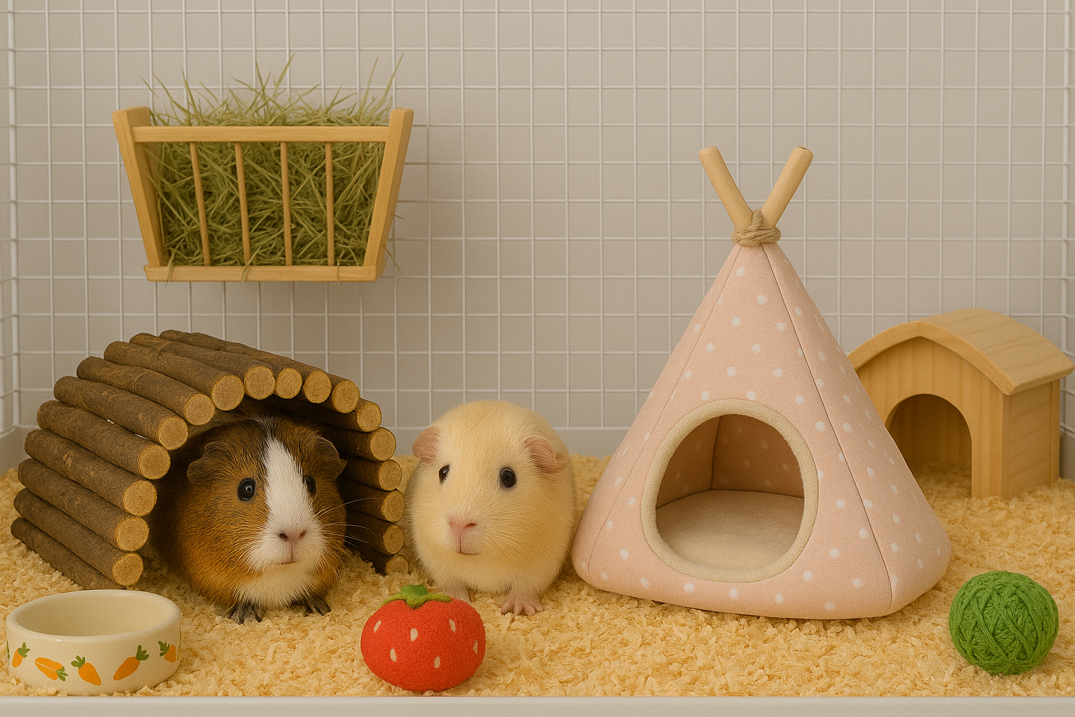 Burinredning & Sovplatser till Marsvin