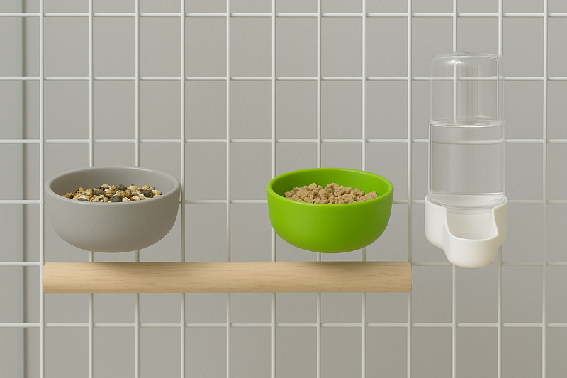 Skålar & Foderstationer till Fågel