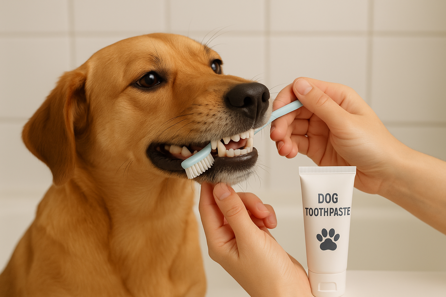 Tandhygien för Hund