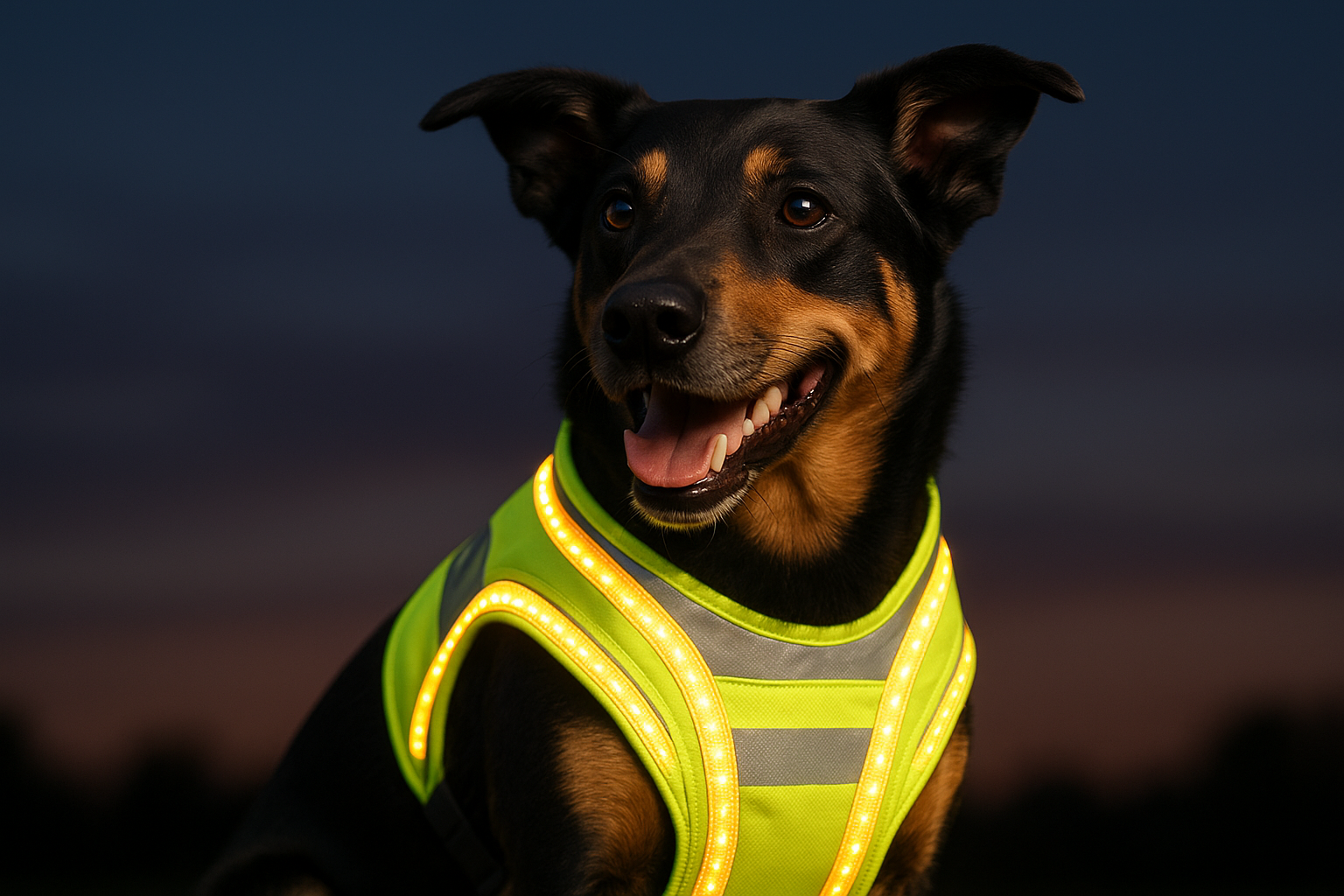 Reflexer och LED till Hund