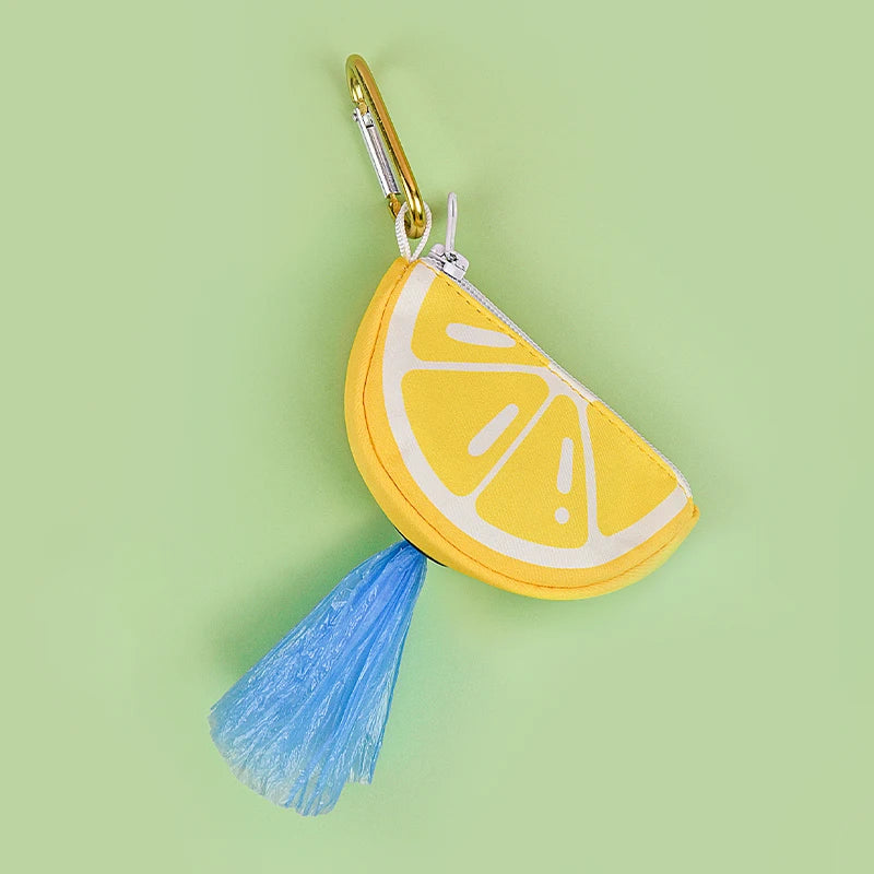 Trendig Hållare för Avföringspåsar med Färgstarkt Tryck – Lätt, Slitstark och Enkel att Fästa på Kopplet