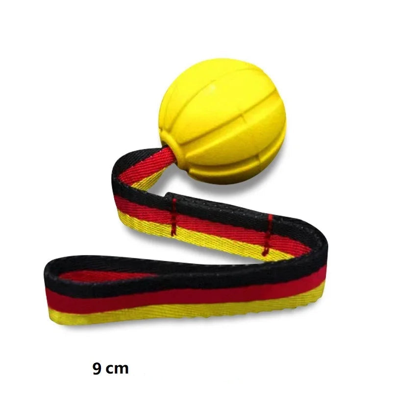 hundboll med rep flytande slitstark träningsleksak för hundar