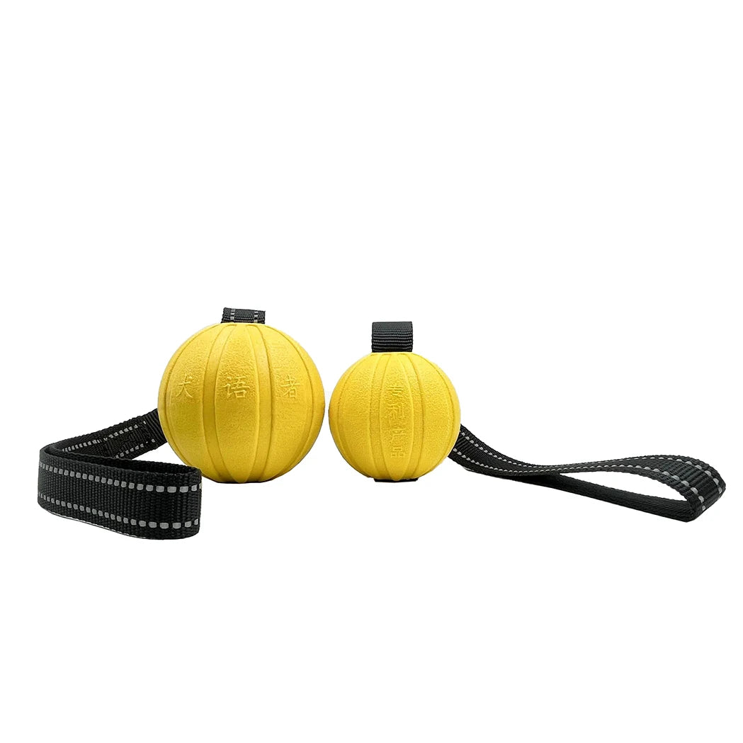 hundboll med rep flytande slitstark träningsleksak för hundar