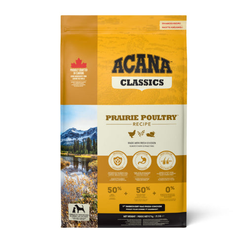acana classics prairie poultry hundfoder kyckling kalkon