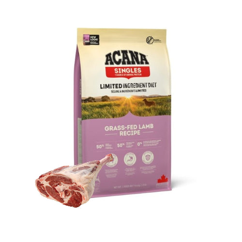 acana singles grass fed lamb lamm grönsaker proteinrikt omega3 