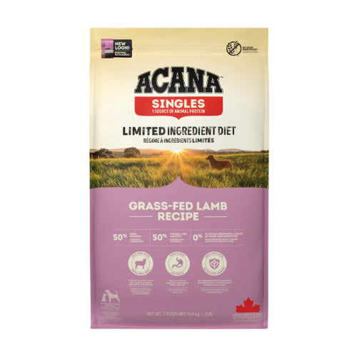acana singles grass fed lamb lamm grönsaker proteinrikt omega3 
