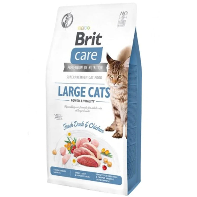 brit care large cats kattfoder spannmålsfritt anka kyckling