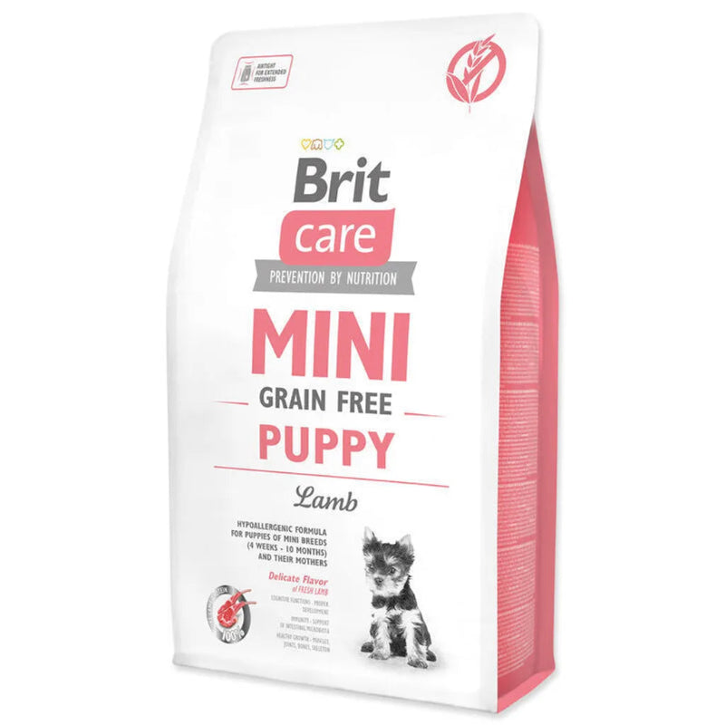 brit care mini puppy hundfoder lamm spannmålsfritt små raser