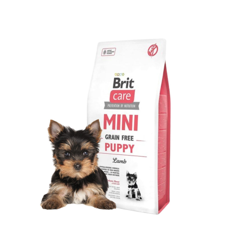 brit care mini puppy hundfoder lamm spannmålsfritt små raser