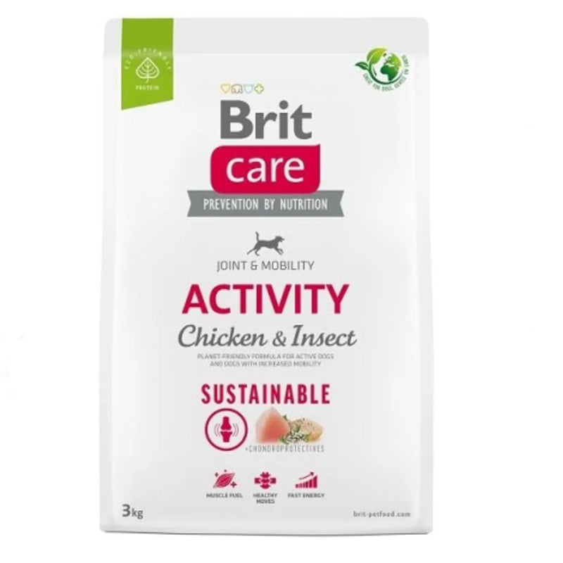 brit care hundfoder active kyckling insekt energi proteinrikt hållbart