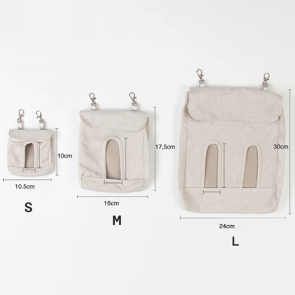 Hösäck för Smådjur – Slitstark Foderväska att Hänga i Buren