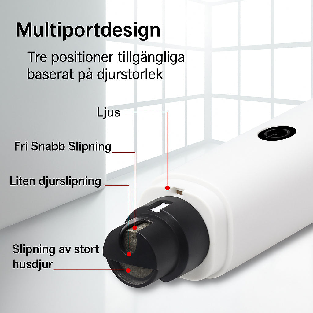 Elektrisk Kloslip med LED & USB – Tyst och Säker för Husjur