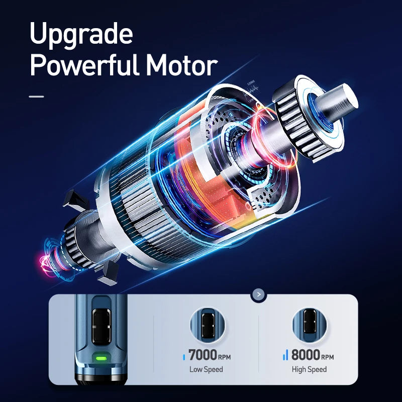 Elektrisk Kloslip – Uppladdningsbar Nagelslip med LED och 2 Hastigheter