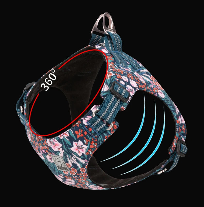 Blommig Bomullssele med Vaddering, Reflektion och Snabbknäppning