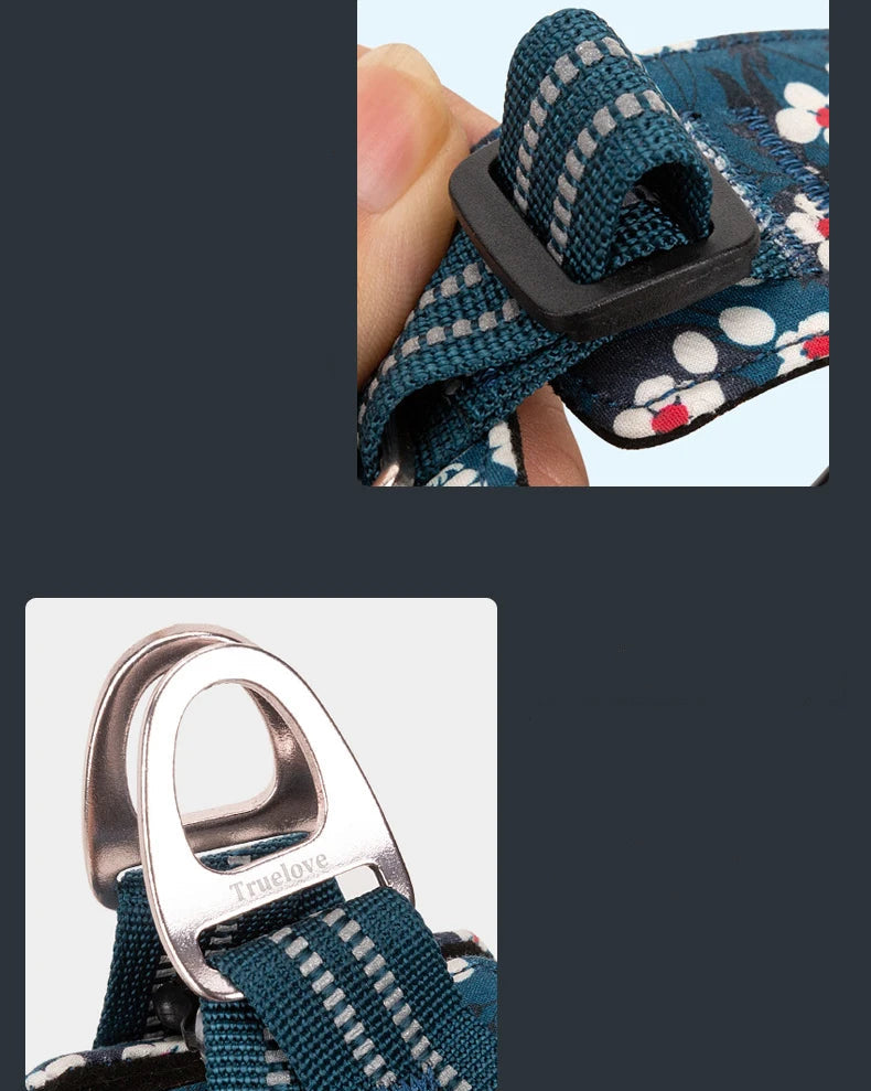 Blommig Bomullssele med Vaddering, Reflektion och Snabbknäppning