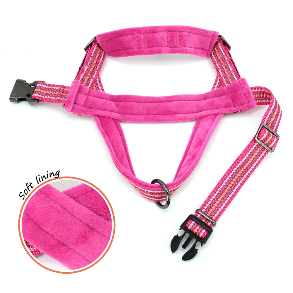 Slitstark Vadderad Hundsele med Handtag och Reflekterande Detaljer
