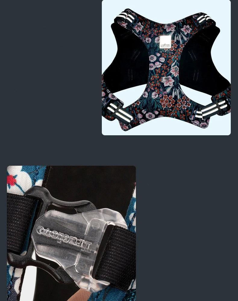 Blommig Bomullssele med Vaddering, Reflektion och Snabbknäppning