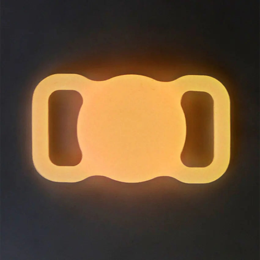 Airtag Skyddsfodral för Hund och Katt – Silikonhölje med Lysande Effekt