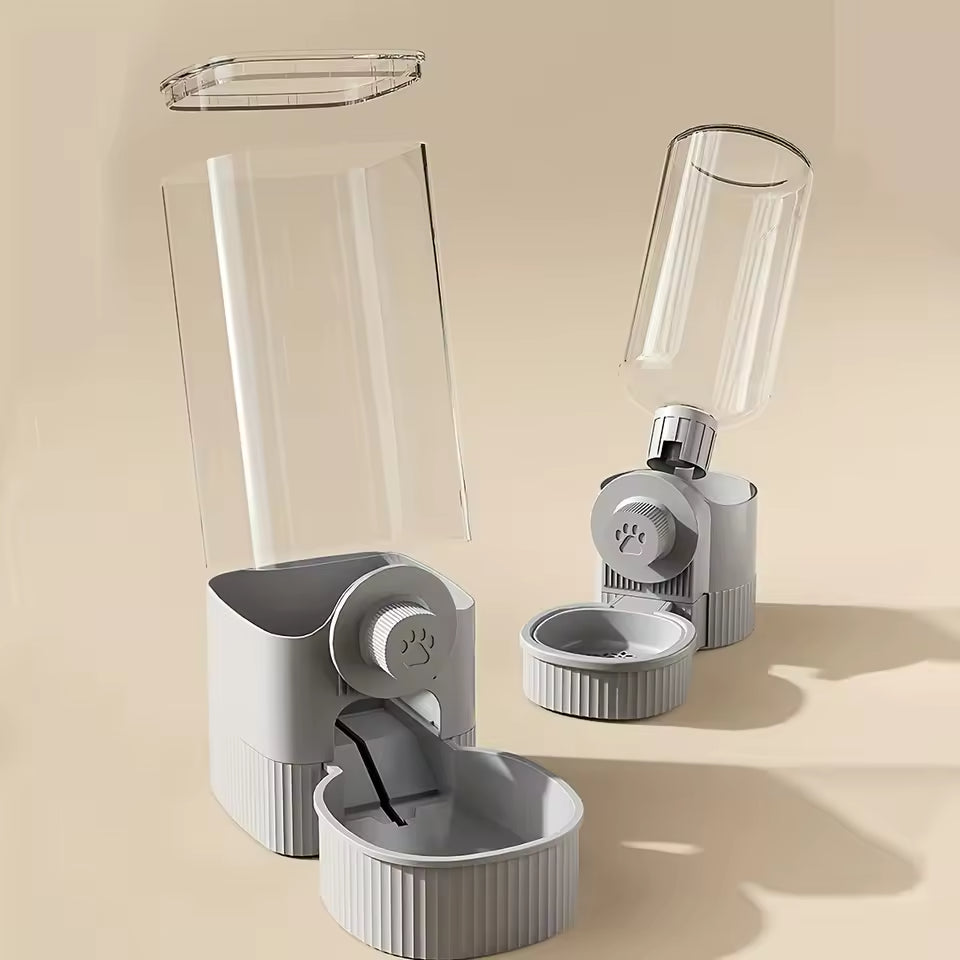 Automatisk Foder- och Vattenautomat för Kanin och Andra Smådjur