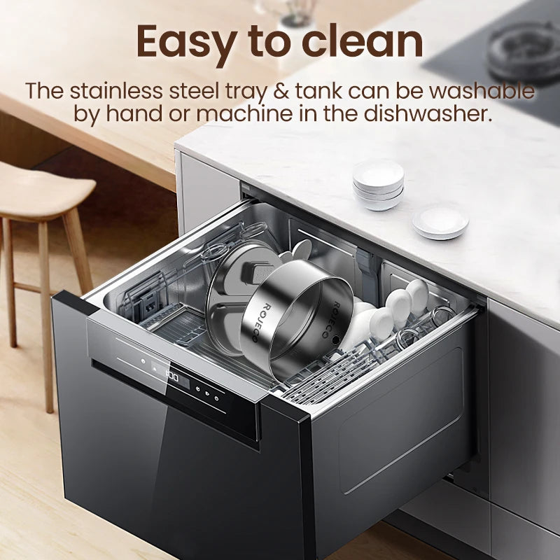 2 i 1 Automatisk Vatten- och Matskål för Hund och Katt i Rostfritt Stål