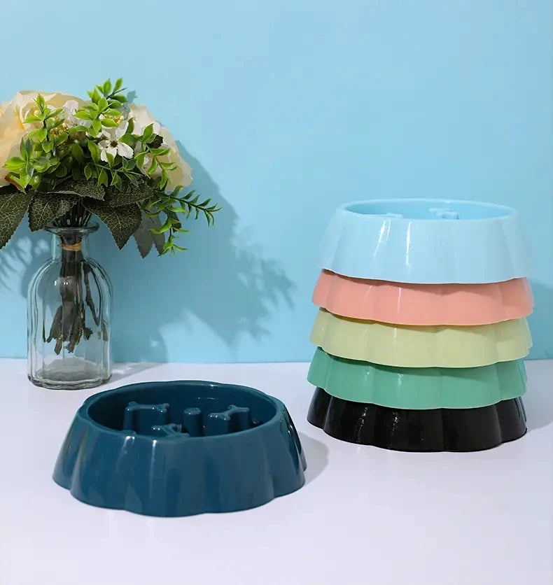 Slow Feeder Skål för Katt och Hund – Anti-Kvävning Design