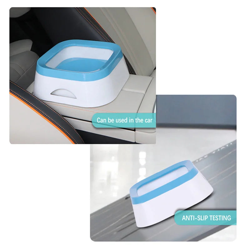 Spillfri Vattenskål för Hund & Katt – Håller Golvet Torrt och Husdjuret Nöjt