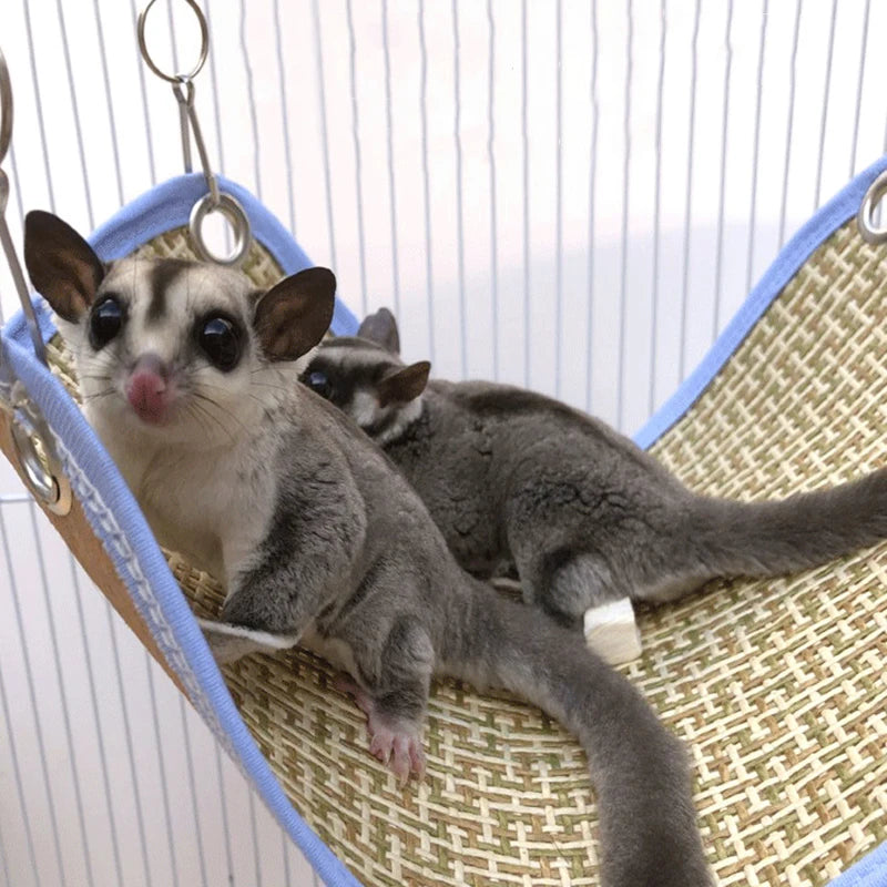 Sommarhängmatta i Naturmaterial för Smådjur och Fågel