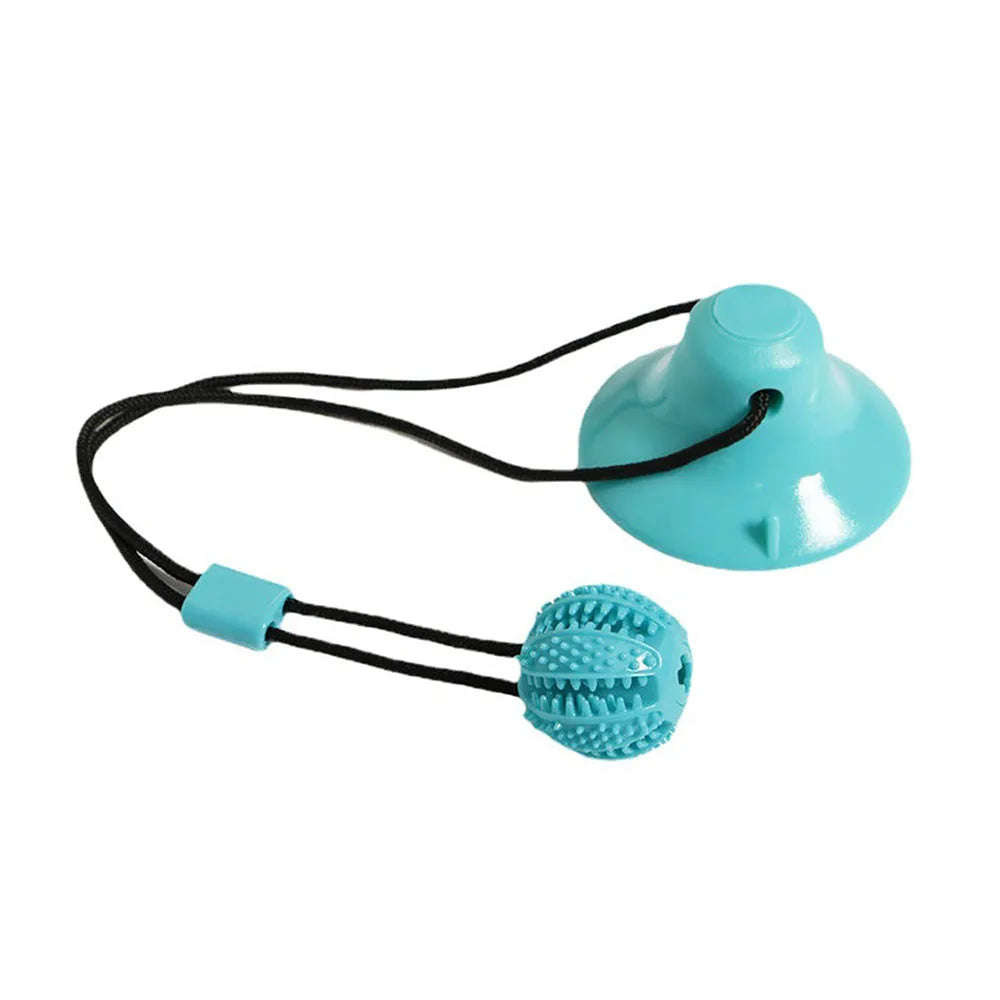 Tuggleksak med Sugpropp och Boll för Stora Hundar – Slitstark Slow Feeder