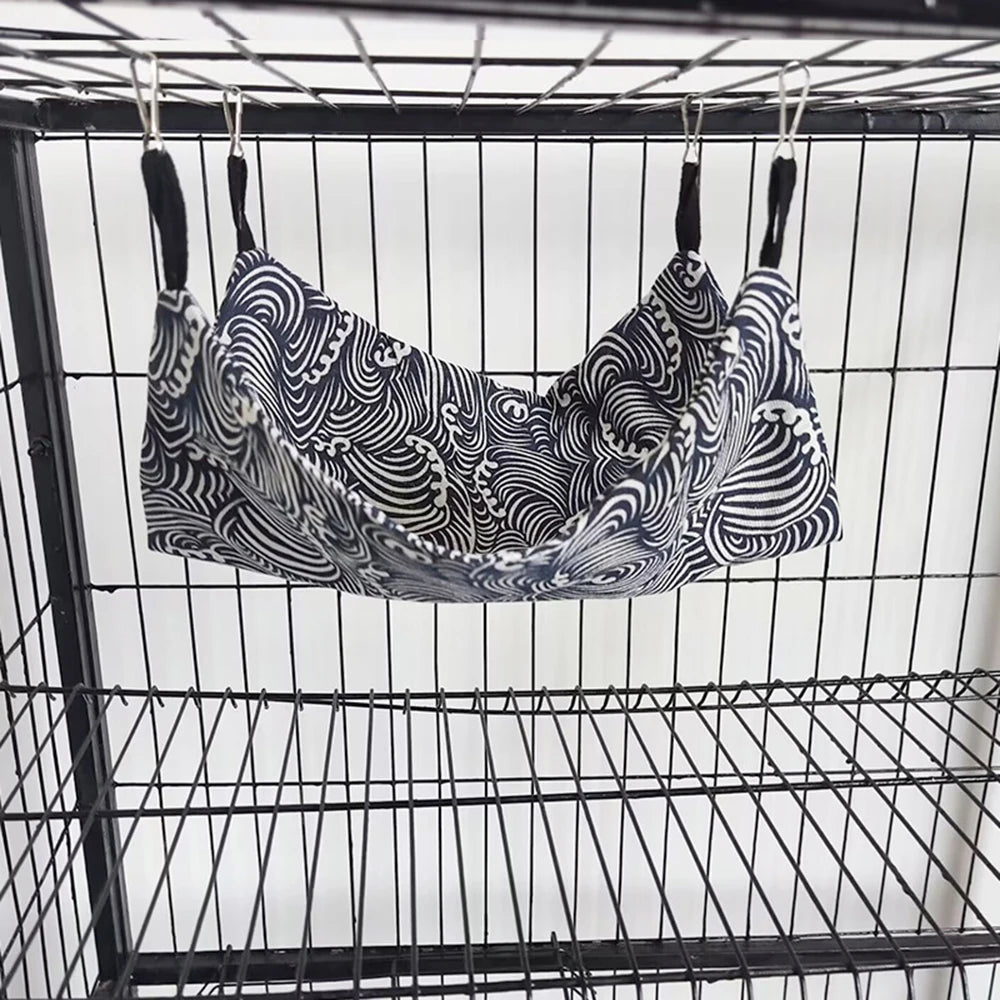 Hängmatta i Bomull för Smådjur - Singel eller Dubbellager