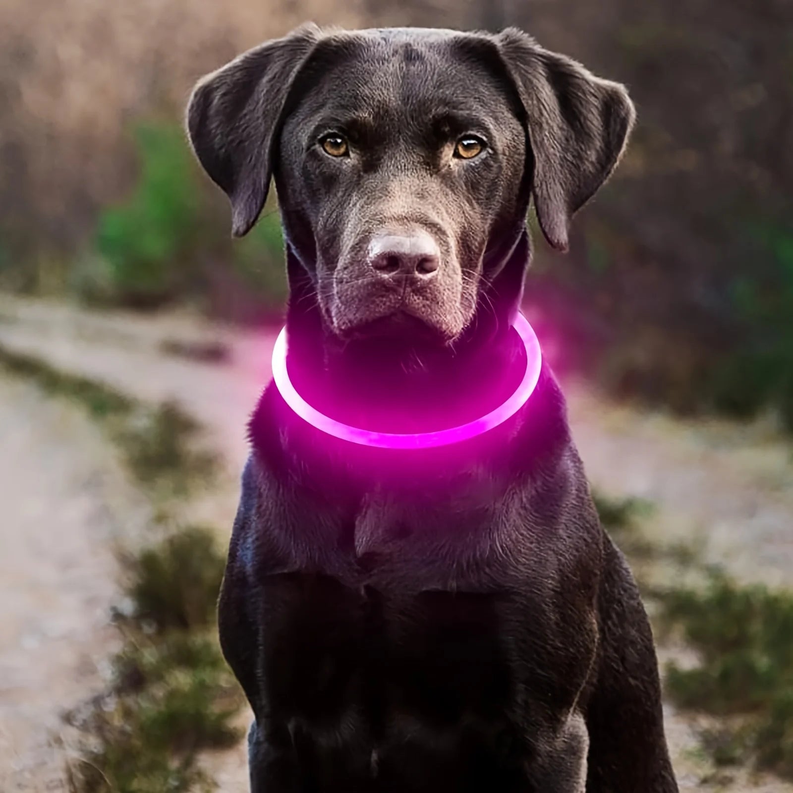 LED Hundhalsband med USB-laddning – Synlighet & Säkerhet i Mörker