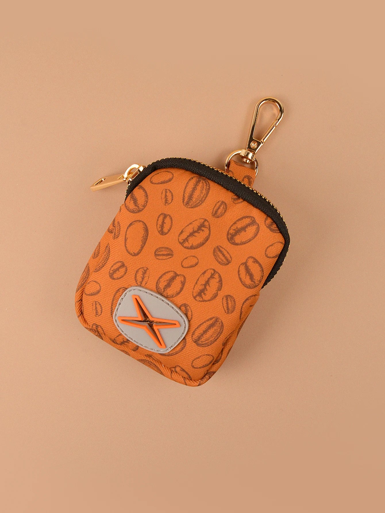 Elegant Hållare för Avföringspåsar med Gulddetaljer – Slitstarkt Material och Modern Design