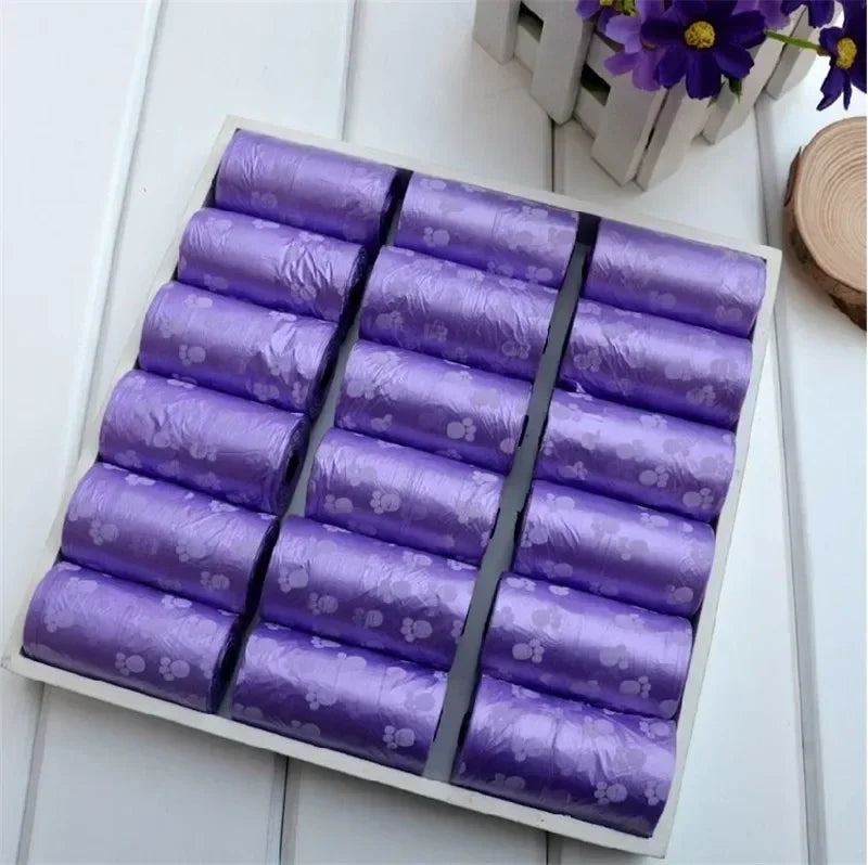 Biologiskt Nedbrytbara Avföringspåsar För Hund Och Katt – Slitstarka, Luktblockerande Påsar I Färgglada Rullar