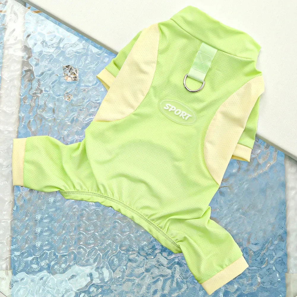 Sommaroverall för Hund Svalkande och UV-Skyddande