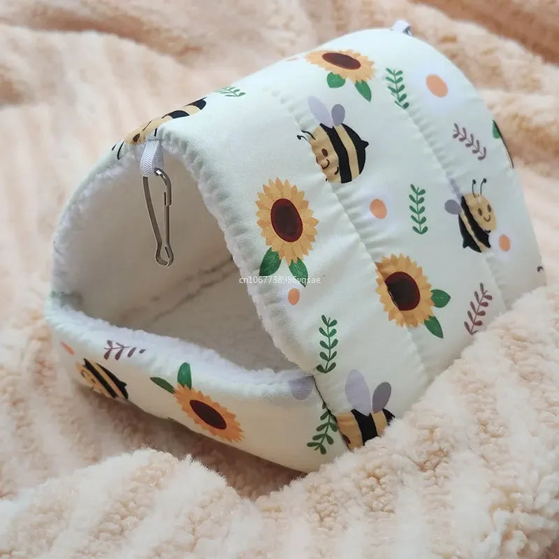 Söt Smådjursbädd i Bomull med Tecknat Mönster