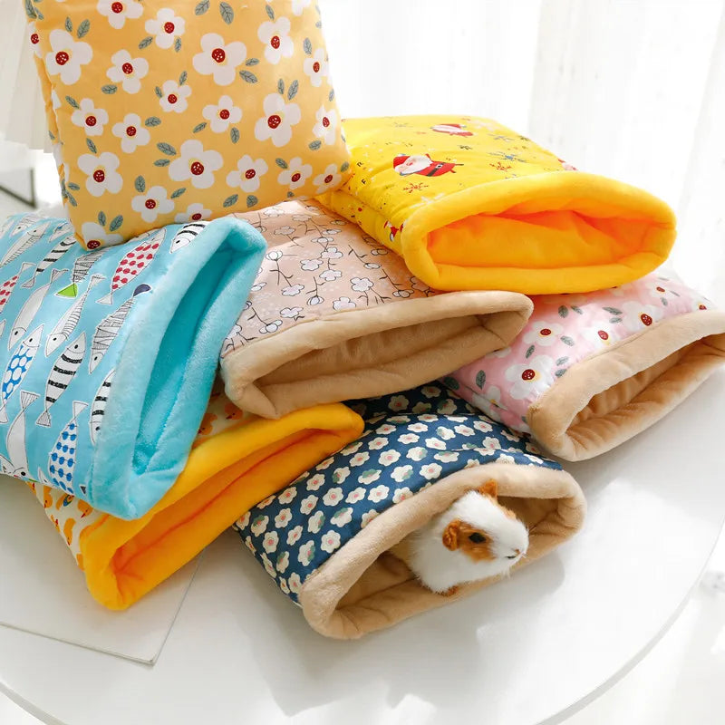 Varm Sovpåse i Fleece för Smådjur – Mysig Bädd för Vila