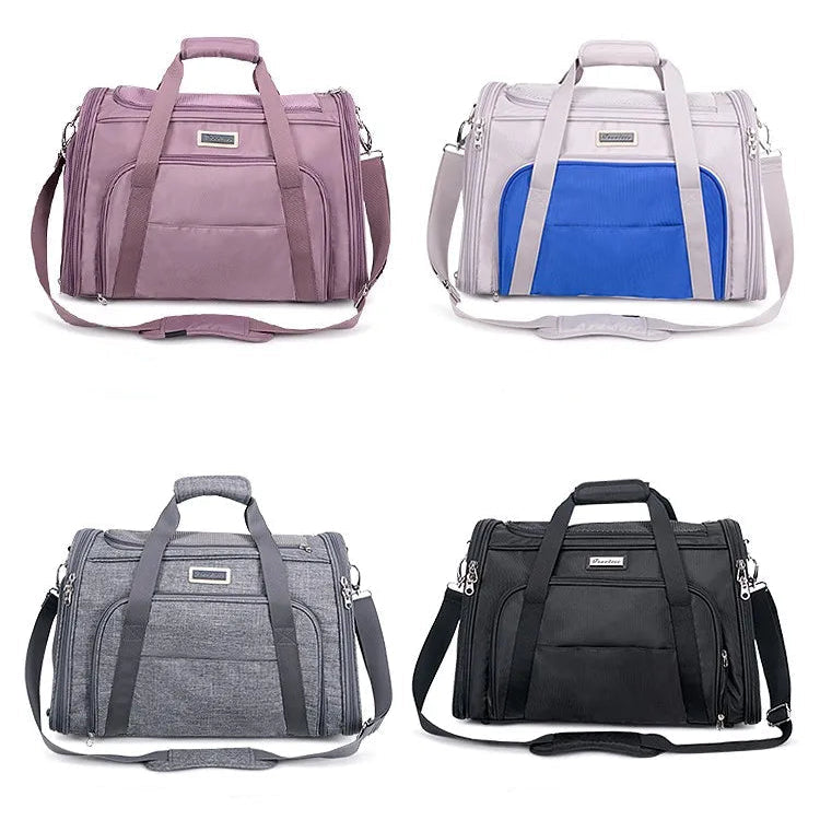 Vikbar Husdjursryggsäck – Vattenavvisande Transportväska för Hund & Katt