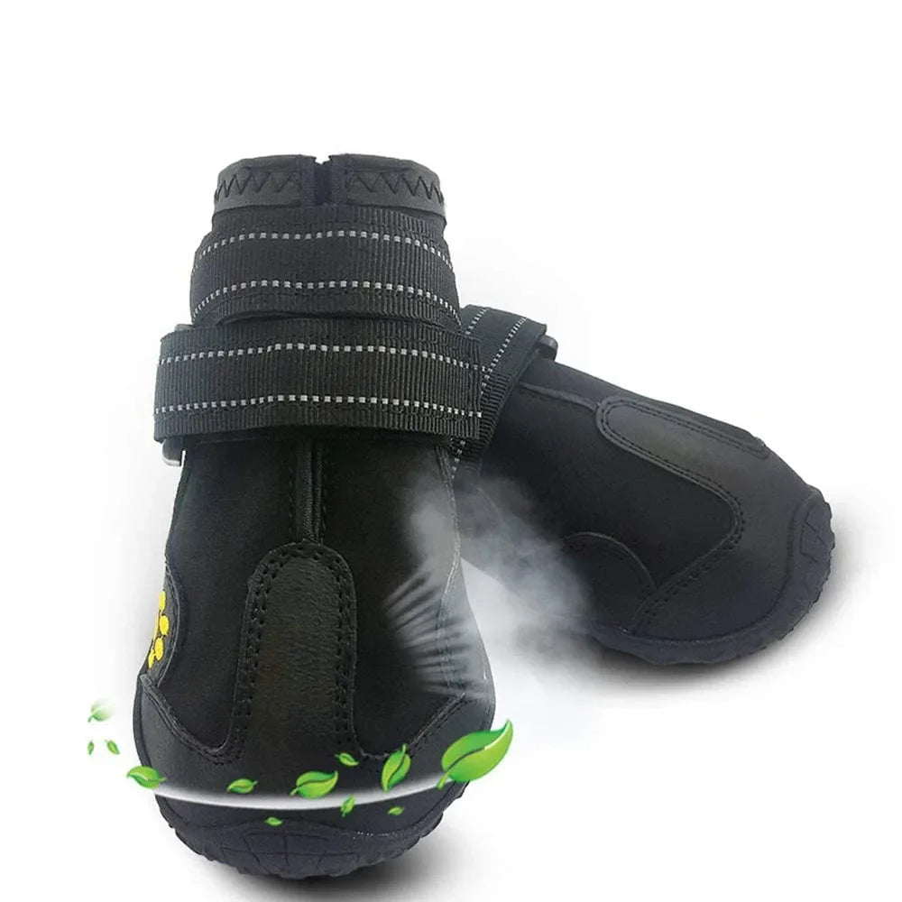 vattentäta hundskor halksäkra gummiskor reflex tasskydd snö värme 4 pack