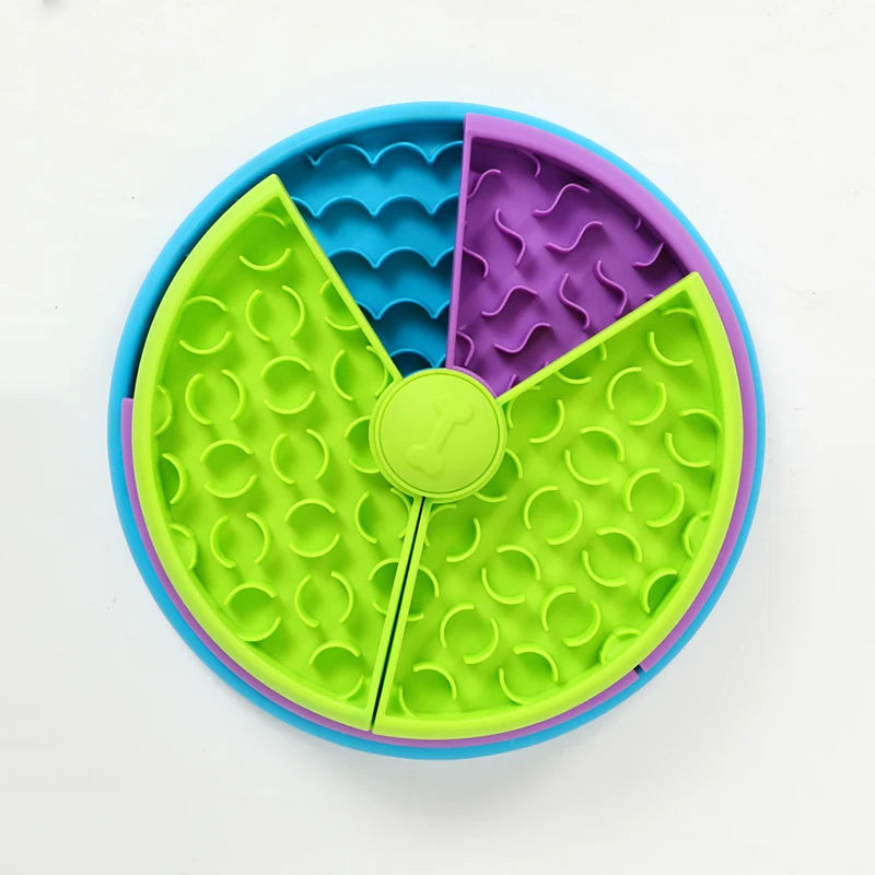 Interaktiv Slow Feeder i Tre Lager – Pusselskål som Aktiverar & Bromsar Ätandet