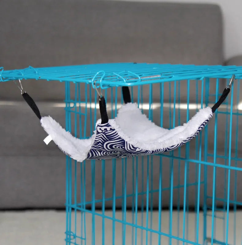 Hängmatta i Bomull för Smådjur - Singel eller Dubbellager