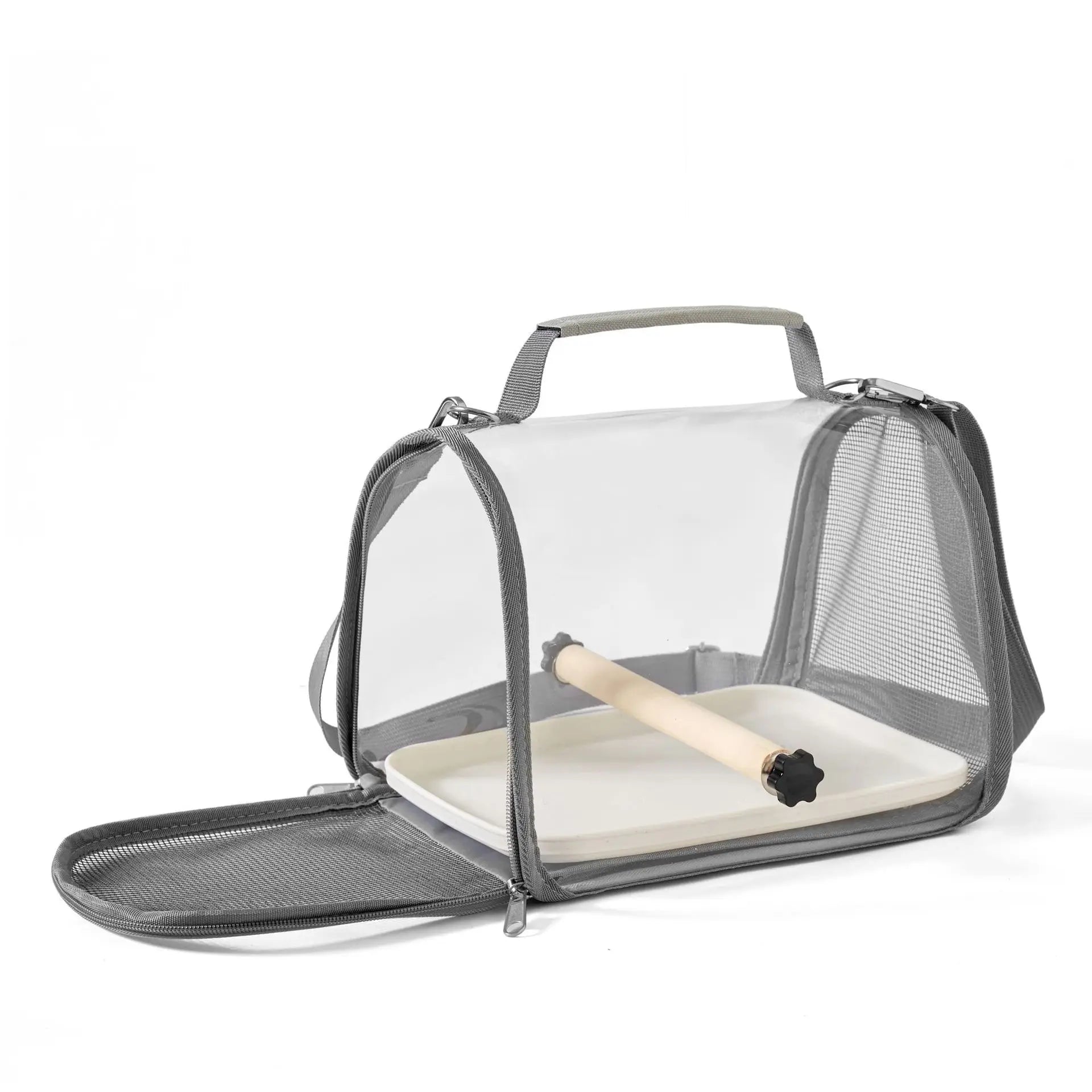 Transportväska till Fågel med Sittpinne och Underbricka