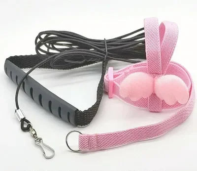 Justerbar Sele med Koppel för Papegojor och Småfåglar