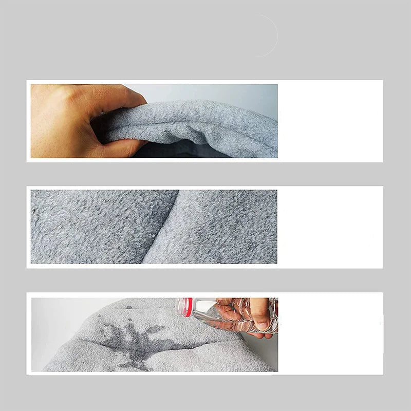 Rymlig Varm Sovsäck i Fleece för Kanin och andra Smådjur